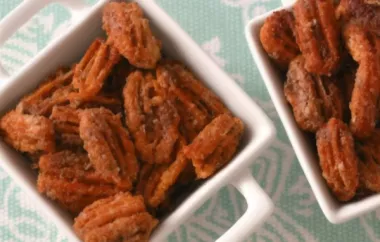 Cinnamon Sugared Pecans