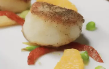 Citrus Scallops: A Refreshing Seafood Delight