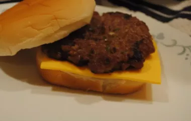 Classic American Hamburger Recipe
