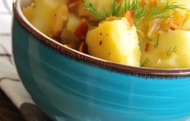Classic American Potato Salad Recipe without Mayo
