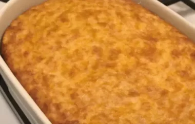 Classic and Comforting Grandma's Corn Pudding Recipe