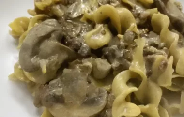 Classic and Comforting Instant Pot Ground Beef Stroganoff Recipe