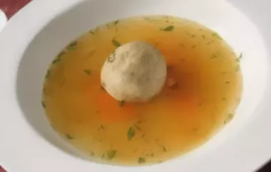 Classic and Comforting Turkey Matzo Ball Soup Recipe