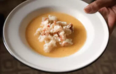 Classic and Creamy Lobster Stew with a Hint of Sherry