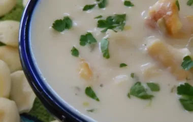 Classic and Creamy New England Style Clam Chowder