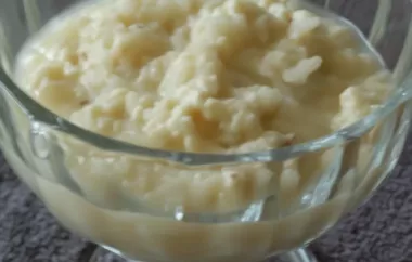 Classic and creamy rice pudding recipe