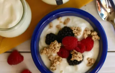 Classic and Creamy Traditional Homemade Yogurt Recipe
