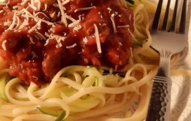 Classic and flavorful spaghetti sauce recipe