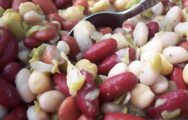 Classic and Refreshing Old Fashioned Three Bean Salad Recipe