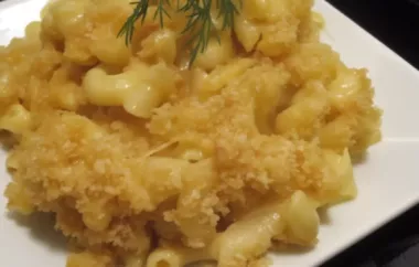 Classic Baked Mac and Cheese with a Twist of Caramelized Onions