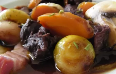 Classic Beef Bourguignon Recipe