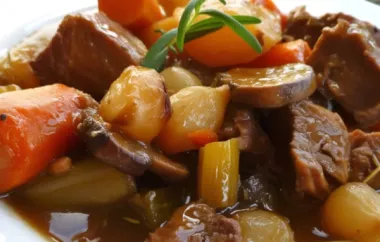 Classic Beef Stew with Potatoes and Carrots