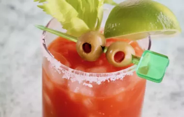 Classic Bloody Mary Recipe - A Refreshing Spicy Tomato Cocktail
