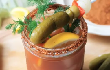 Classic Bloody Mary with a Twist of Dill Flavor