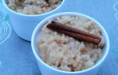 Classic Brown Rice Pudding Recipe