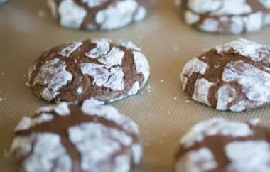 Classic Chocolate Crinkles with a Perfect Crinkle Effect