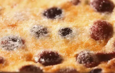 Classic Clafoutis Recipe with Cherries