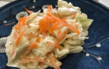 Classic Coleslaw Recipe - A Refreshing and Tangy Salad