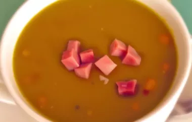 Classic Comfort: Split Pea Soup with Ham