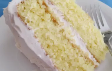 Classic David's Yellow Cake Recipe