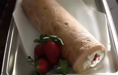 Classic German Strawberry Roll Recipe