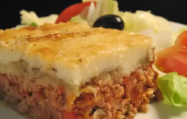 Classic Greek Moussaka Recipe with Layers of Eggplant, Ground Beef, and Creamy Bechamel Sauce