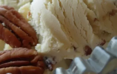 Classic Homemade Butter Pecan Ice Cream Recipe