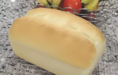 Classic Homemade Milk Bread Recipe