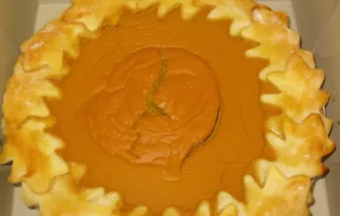 Classic Homemade Pumpkin Pie