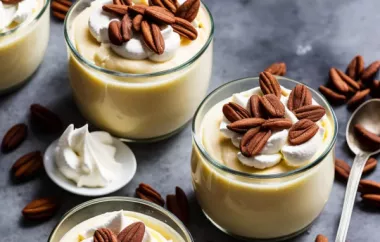 Classic Homemade Vanilla Pudding Recipe