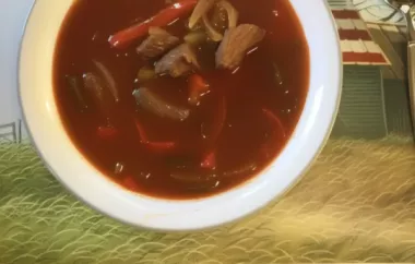 Classic Hungarian Goulash Soup Recipe