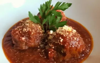Classic Italian Meatballs Recipe with a Twist