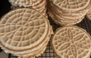 Classic Italian Pizzelles Recipe