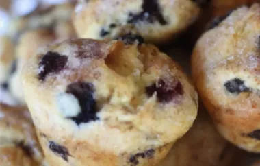 Classic Jordan Marsh Style Blueberry Muffins Recipe