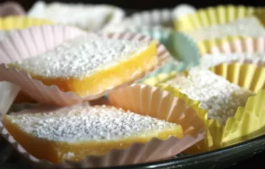 Classic Lemon Bars Recipe for Your Next Bake Sale