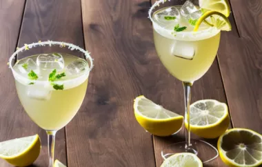 Classic Lemon Drop Cocktail Recipe