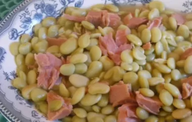 Classic Lima Beans and Ham Recipe