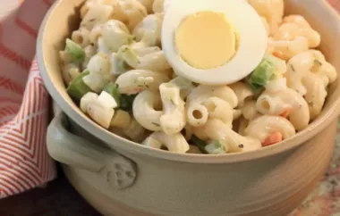 Classic Macaroni Salad Recipe Just Like Grandma Used to Make