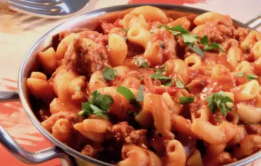 Classic Minnesota Comfort Food: Beef and Macaroni Hotdish Recipe