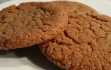 Classic Molasses Sugar Cookies Recipe