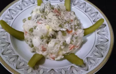 Classic Olivie Russian Potato Salad Recipe