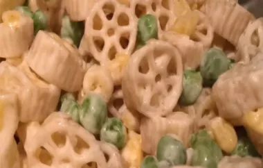 Classic Pasta Salad with Peas and Corn