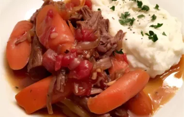 Classic Pot Roast with Roasted Vegetables