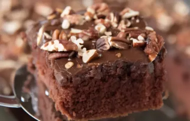 Classic Recipe for Old-Fashioned Chocolate Cake