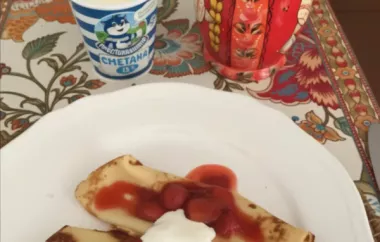 Classic Russian Pancakes Recipe