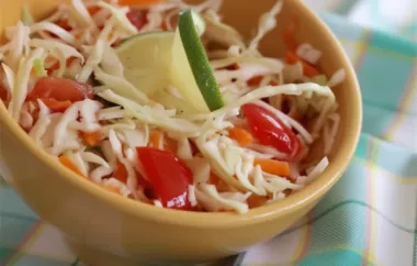 Classic Southern Coleslaw without Mayo