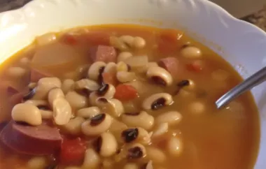 Classic Southern New Year Black Eyed Peas