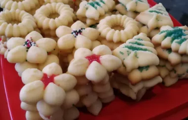 Classic Spritz Cookies for the Holidays