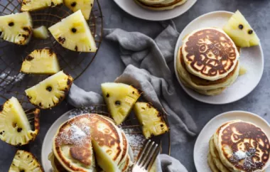 Coconut and Pineapple Stuffed Pancakes Recipe