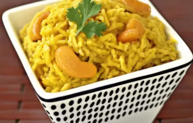 Coconut Curried Rice with Cashews